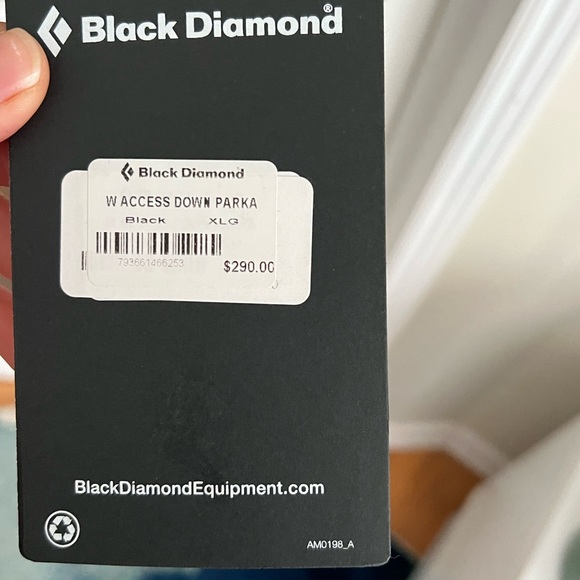 NWT Black Diamond Women's Access Down Parka Jacket Size XL Quilted - Picture 7 of 8